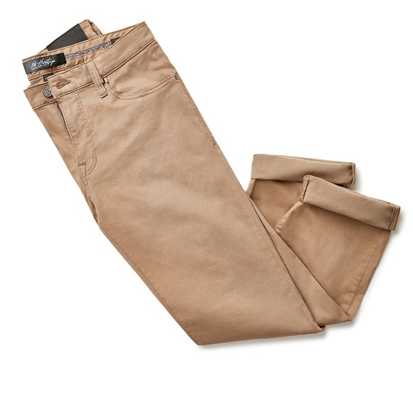 34 Heritage - Charisma Relaxed Straight Pants In Khaki Twill Size 46x34 - Picture 1 of 16